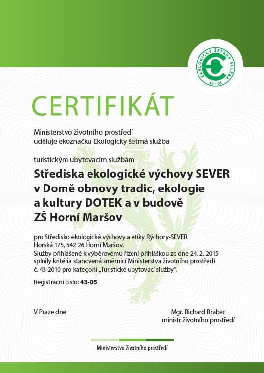 Ekocentrum Dotek Horní Maršov المظهر الخارجي الصورة